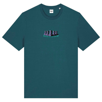 2Face Organic Cotton Midnight Green T-Shirt