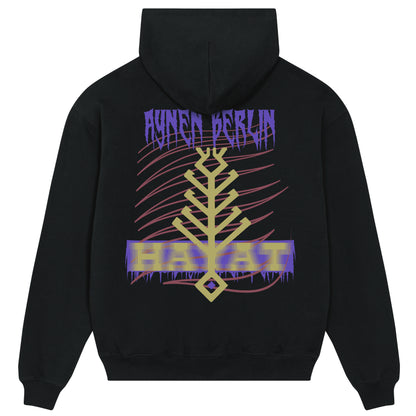 Hayat Heavy Organic Cotton Black Hoodie