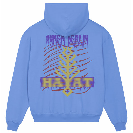 Hayat Heavy Organic Cotton Sky Blue Hoodie