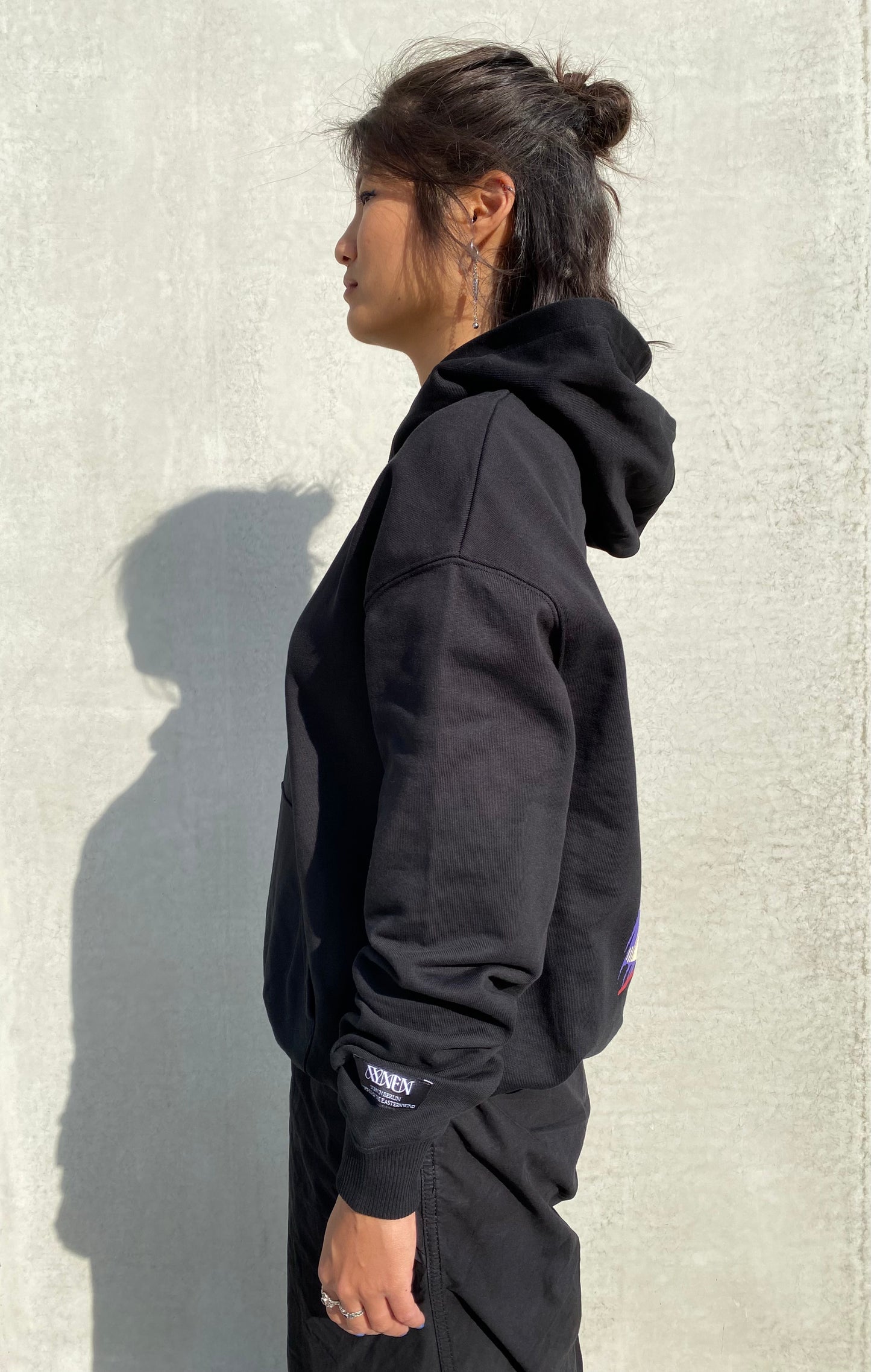 Hayat Heavy Organic Cotton Black Hoodie