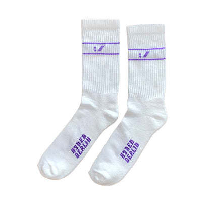 Para Yok Organic Cotton White Tennis Socks