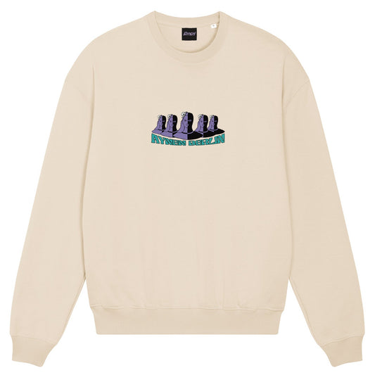 2Face Heavy Organic Cotton Sand Sweatshirt