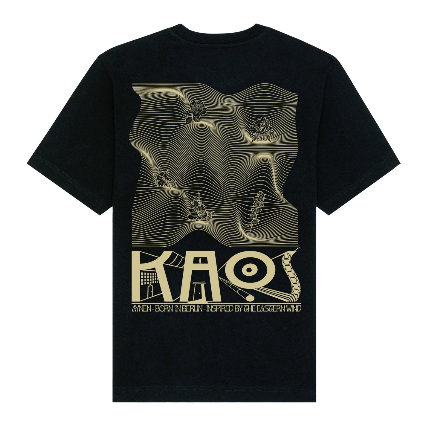 Kaos Heavy Organic Cotton Black T-Shirt